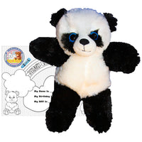 Stuffed Animals Plush Toy - “Bamboo” the Panda 8” - Build Your Own Best Furry Friend