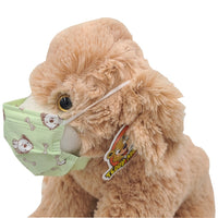 Stuffed Animals Plush Toy and Face Mask Bundle - “Goldie” the Dog 16” and Toy Mask “Dogs”