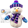 Stuffed Animals Plush Toy - “Blizzard” the Snowman 8” - Build Your Own Best Furry Friend