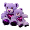 Stuffed Animals Plush Toy - “Glitz” the Purple Bear 16”