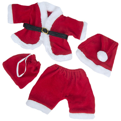 Stuffed Animals Plush Toy Outfit – Santa Claus Suit 16” - Build Your Own Best Furry Friend