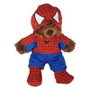 Stuffed Animals Plush Toy Outfit – Spidey Teddy Costume 8” - Build Your Own Best Furry Friend