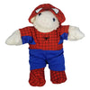 Stuffed Animals Plush Toy Outfit – Spidey Teddy Costume 8” - Build Your Own Best Furry Friend