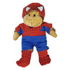 Stuffed Animals Plush Toy Outfit – Spidey Teddy Costume 8” - Build Your Own Best Furry Friend