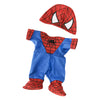 Stuffed Animals Plush Toy Outfit – Spidey Teddy Costume 16” - Build Your Own Best Furry Friend