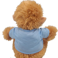 Stuffed Animals Plush Toy Outfit – Light Blue T-Shirt 16”