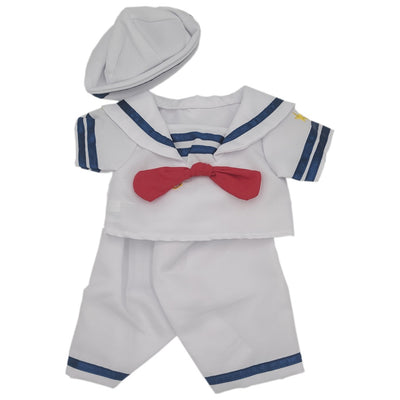 Stuffed Animals Plush Toy Outfit – Sailor Boy Outfit 16” - Build Your Own Best Furry Friend