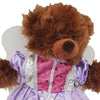 Stuffed Animals Plush Toy Outfit – Purple “Cinderella” Dress w/Wings 8” - Build Your Own Best Furry Friend