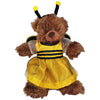 Stuffed Animals Plush Toy Outfit – Bee Dress w/Antenna 8” - Build Your Own Best Furry Friend