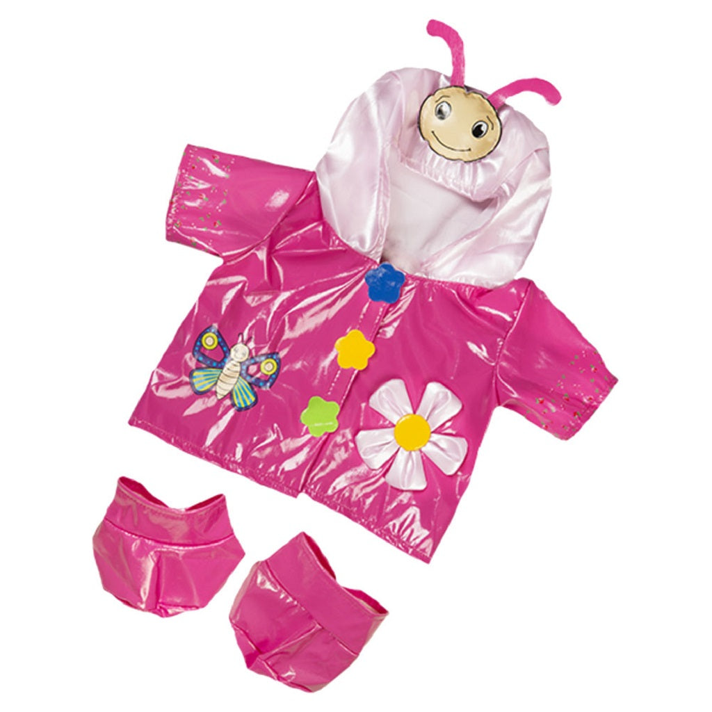 Stuffed Animals Plush Toy Outfit – Butterfly Raincoat 8” - Build Your Own Best Furry Friend