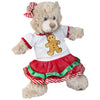 Stuffed Animals Plush Toy Outfit – Gingerbread Girl Outfit 16” - Build Your Own Best Furry Friend