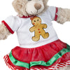 Stuffed Animals Plush Toy Outfit – Gingerbread Girl Outfit 16” - Build Your Own Best Furry Friend