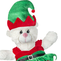 Elf Outfit Set for 16” Plush Animal Bundle - Christmas Toy Animal Costumes and Clothing