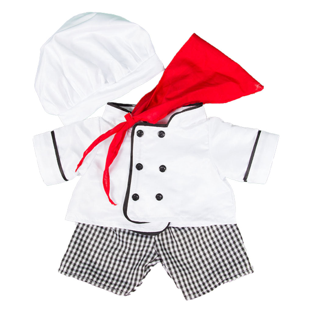 Stuffed Animals Plush Toy Outfit – Chef Outfit 16” - Build Your Own Best Furry Friend