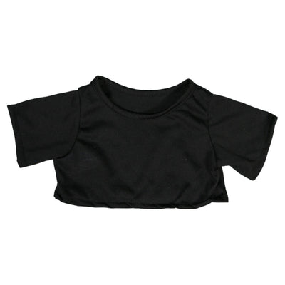 Stuffed Animals Plush Toy Outfit – Black T-Shirt 16”