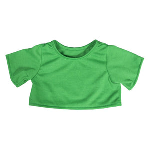 Stuffed Animals Plush Toy Outfit – Green T-Shirt 16”