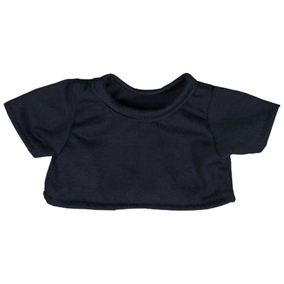 Stuffed Animals Plush Toy Outfit – Navy Blue T-Shirt 8” - Build Your Own Best Furry Friend