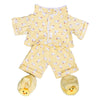 Stuffed Animals Plush Toy Outfit – Yellow Chicken Jammies w/Slippers PJs 16” - Build Your Own Best Furry Friend