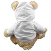 Stuffed Animals Plush Toy Outfit – White Hoodie Tee 16”