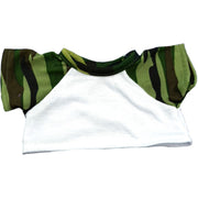 Stuffed Animals Plush Toy Outfit – Camo Specialtee Shirt 8” - Build Your Own Best Furry Friend