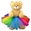 Stuffed Animals Plush Toy Outfit – Rainbow Tutu 8” - Build Your Own Best Furry Friend