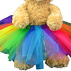 Stuffed Animals Plush Toy Outfit – Rainbow Tutu 8” - Build Your Own Best Furry Friend