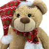 Stuffed Animals Plush Toy Outfit (Headwear) – Festive Knit Hat & Scarf Combo 16”