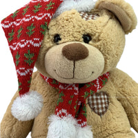 Stuffed Animals Plush Toy Outfit (Headwear) – Festive Knit Hat & Scarf Combo 16”