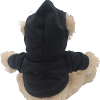 Stuffed Animals Plush Toy Outfit – Black Hoodie 16”