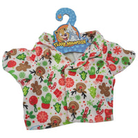 Stuffed Animals Plush Toy Outfit – Holiday Pjs Outfit 8”