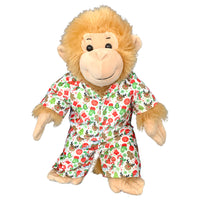 Stuffed Animals Plush Toy Outfit – Holiday Pjs Outfit 8”