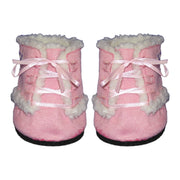 Stuffed Animals Plush Toy Outfit (Footwear) – Pink Furry Boots 16” - Build Your Own Best Furry Friend