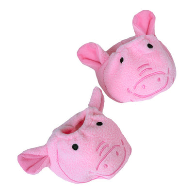 Stuffed Animals Plush Toy Outfit (Footwear) – Piggy Slippers 16” - Build Your Own Best Furry Friend